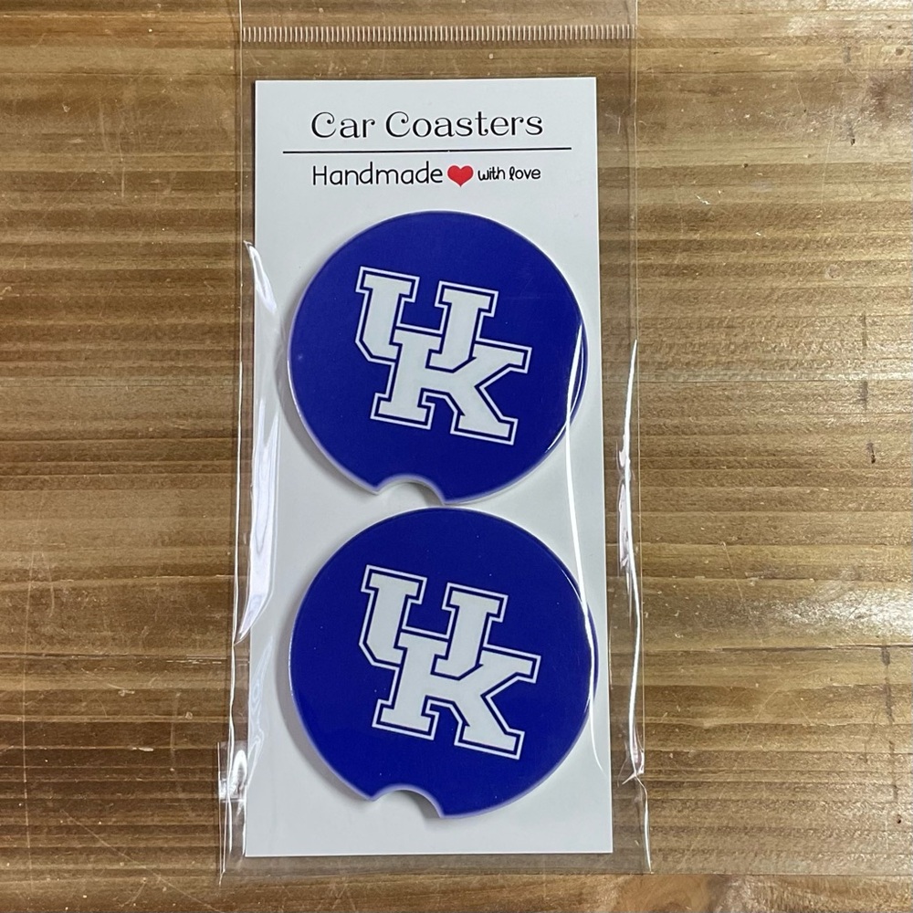 Kentucky Car Coasters (Set of 2)